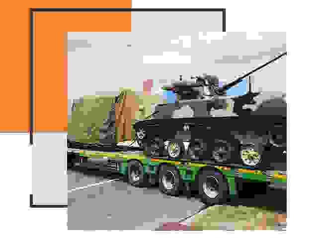 Перевозка военной техники в чусовом